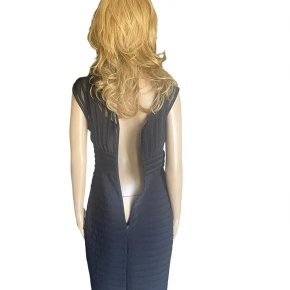 adrianna papell shutter pleat satin dress Adrianna papell shutter pleat sheath dress + FREE SHIPPING